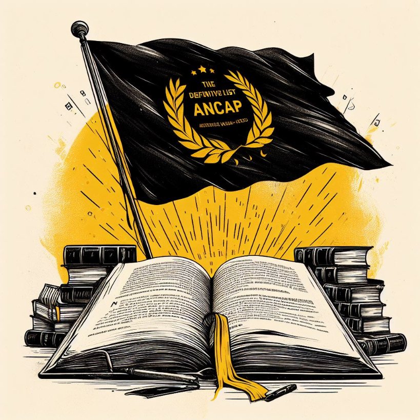 Lek_ANCAP's tweet photo. Anarco-Capitalismo: Bibliografía Esencial 

Lista (gratis) de libros principales sobre el anarcocapitalismo, que también podría llamarse orden natural, anarquía de propiedad privada, anarquía ordenada, capitalismo radical, sociedad de derecho privado o sociedad sin Estado.

🧵📚