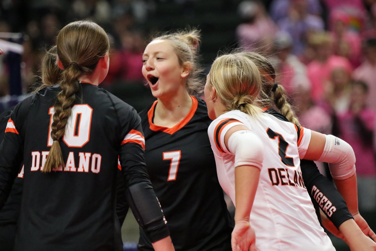 Kovar_HJsports's tweet photo. "It’s been 10 years since Delano has been here and they came out and kept their composure and played really well.”

HOW SWEEP IT IS: Delano opens state tournament run with sweep of Mahtomedi #DHJSports
https://t.co/44cH5TljNR https://t.co/Wh8G36odJC