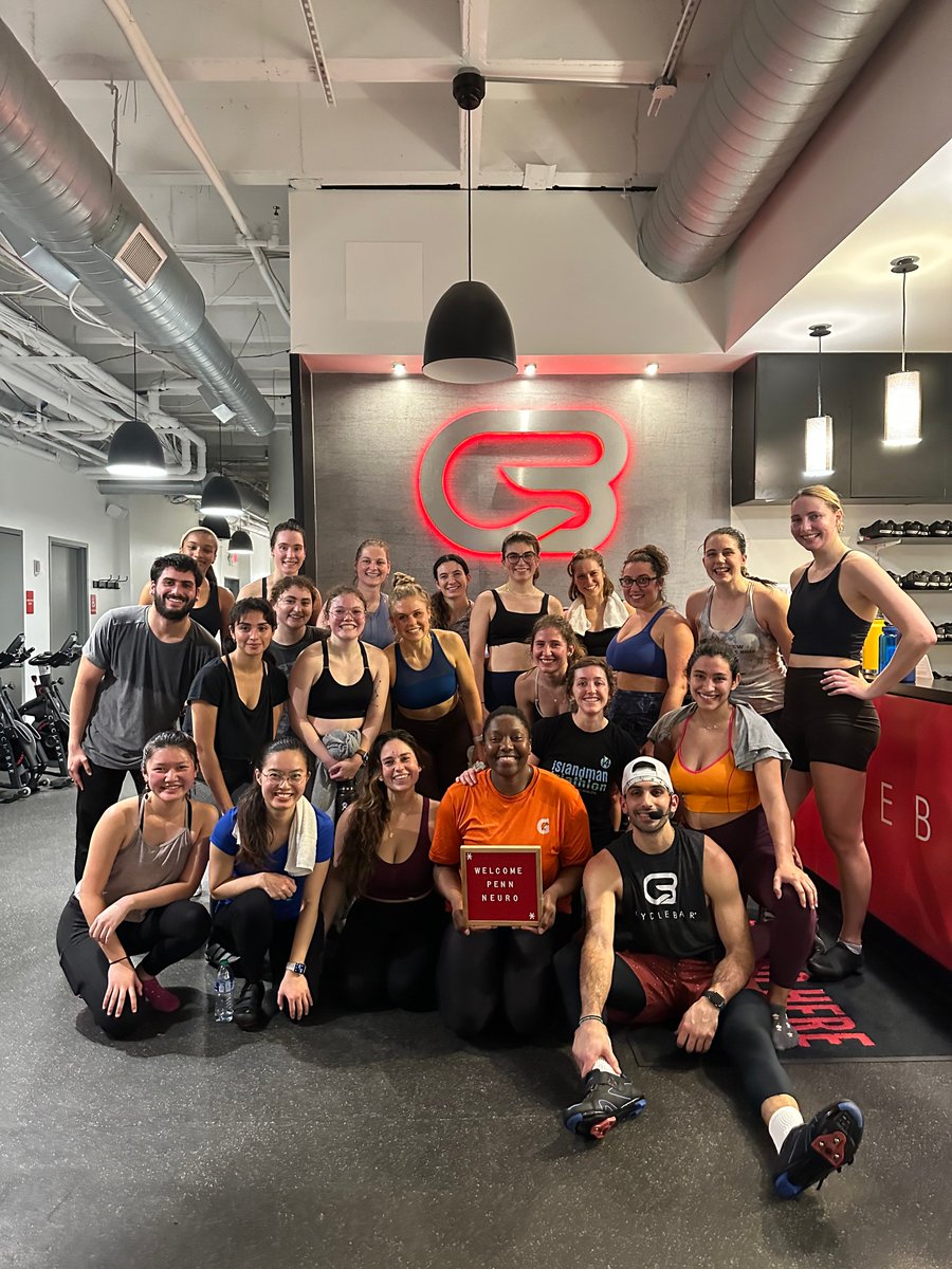 PennNGG's tweet photo. We had so much fun at our 3rd GLIA (Graduate-Led Initiatives and Activities) social event of the year @cyclebar!! Shoutout to @KyndallNicholas for organizing this off the chain event 🚲 https://t.co/uCmcyQ45wD
