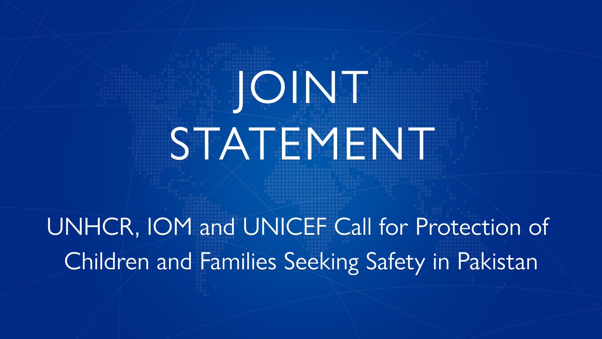IOM_Pakistan's tweet photo. IOM Pakistan, @UNHCRPakistan and @UNICEF_Pakistan call for protection of children and families seeking safety in Pakistan.

Read more👇 
https://t.co/KAKzWBKKSh https://t.co/UTSiXVqYNo