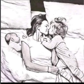 Enjoy your childhood and your children's company, love them like maybe today the world will end because tomorrow your children will grow up and you will realize that you no longer have time to hug them. The baby was brought out in arms like that too ❤️