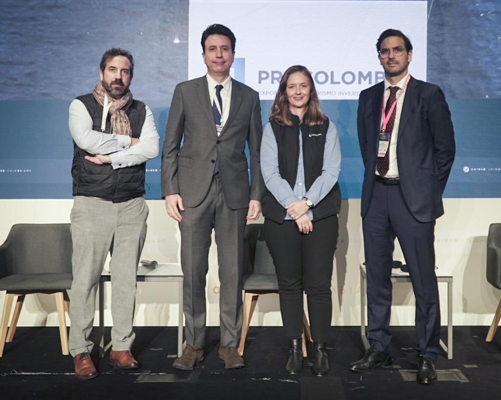 JulianaVillegas's tweet photo. Cada #Macrorrueda @PROCOLOMBIACO trae una nutrida agenda académica y espacios de intercambio de información clave para nuestros empresarios. #ColombiaEnEuropa no fue la excepción! Gracias @UNWTO @CeibEmpresarios @proexca @SEGIBdigital entre tantos aliados por hacer equipo🇪🇸🇨🇴 https://t.co/yItbfjZD1v