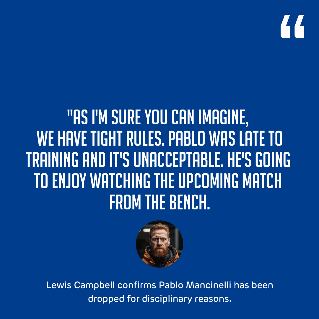ManhattanNYFC's tweet photo. Lewis Campbell confirms Pablo Mancinelli has been dropped for disciplinary reasons. https://t.co/VzfmqzgSjT