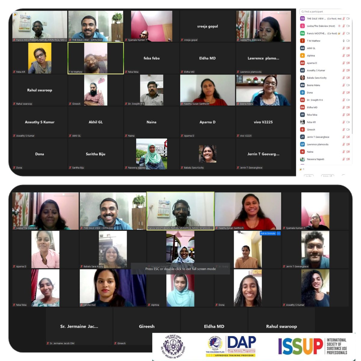 dale_view's tweet photo. The Dale View has started fourth batch of UTC training -online in Malayalam. Twenty participants from different places joined for the training. Sri. T M Mathew, Coordinator, SLCA - State Level Coordinating Agency, Government of India inaugurated the training.
#colomboplan #issup https://t.co/v1qK4LHPGm