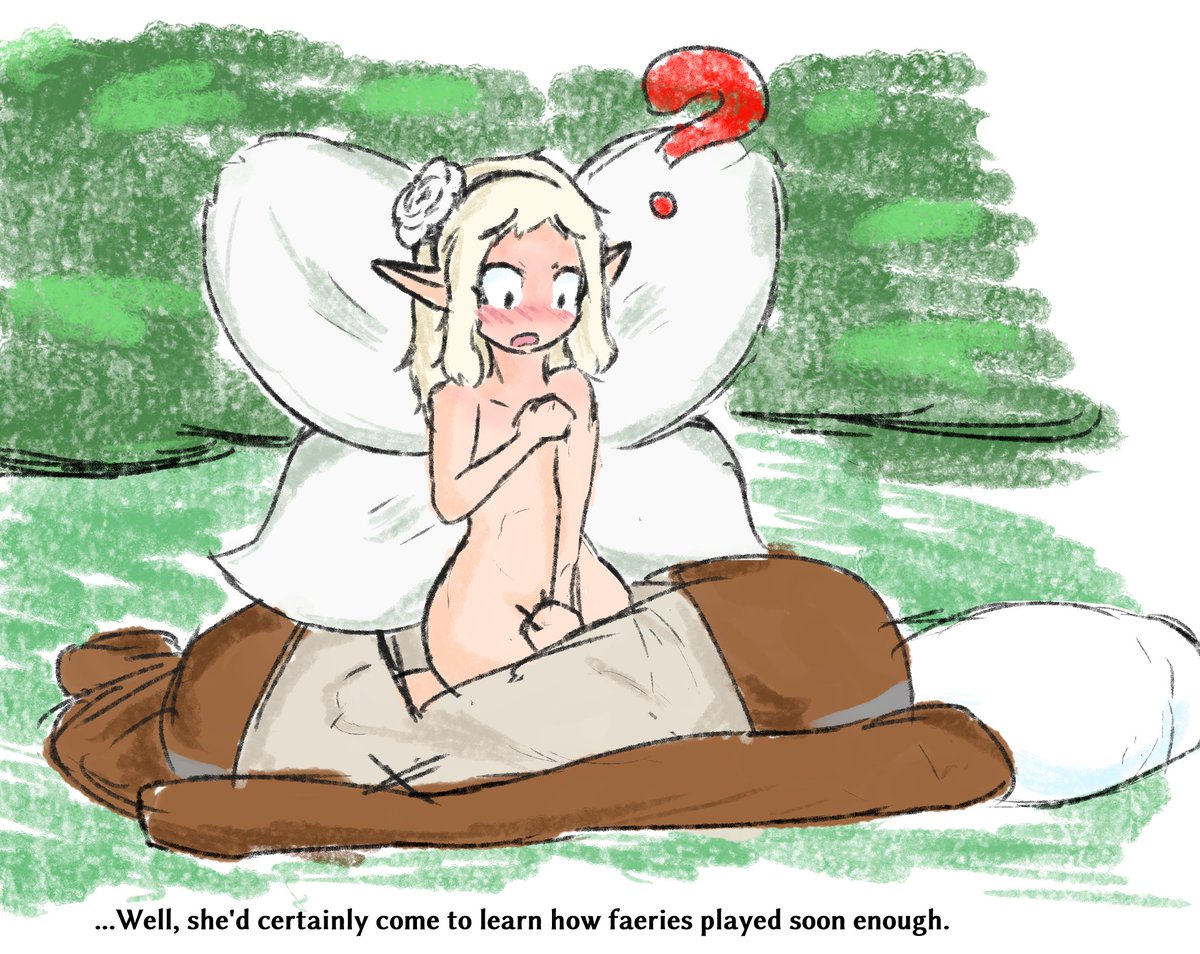 Art trade with my good buddy <a href="/MAEesthetic/">Mae 🐾</a> !!

all faeries love pranks, even artificial ones!! :3