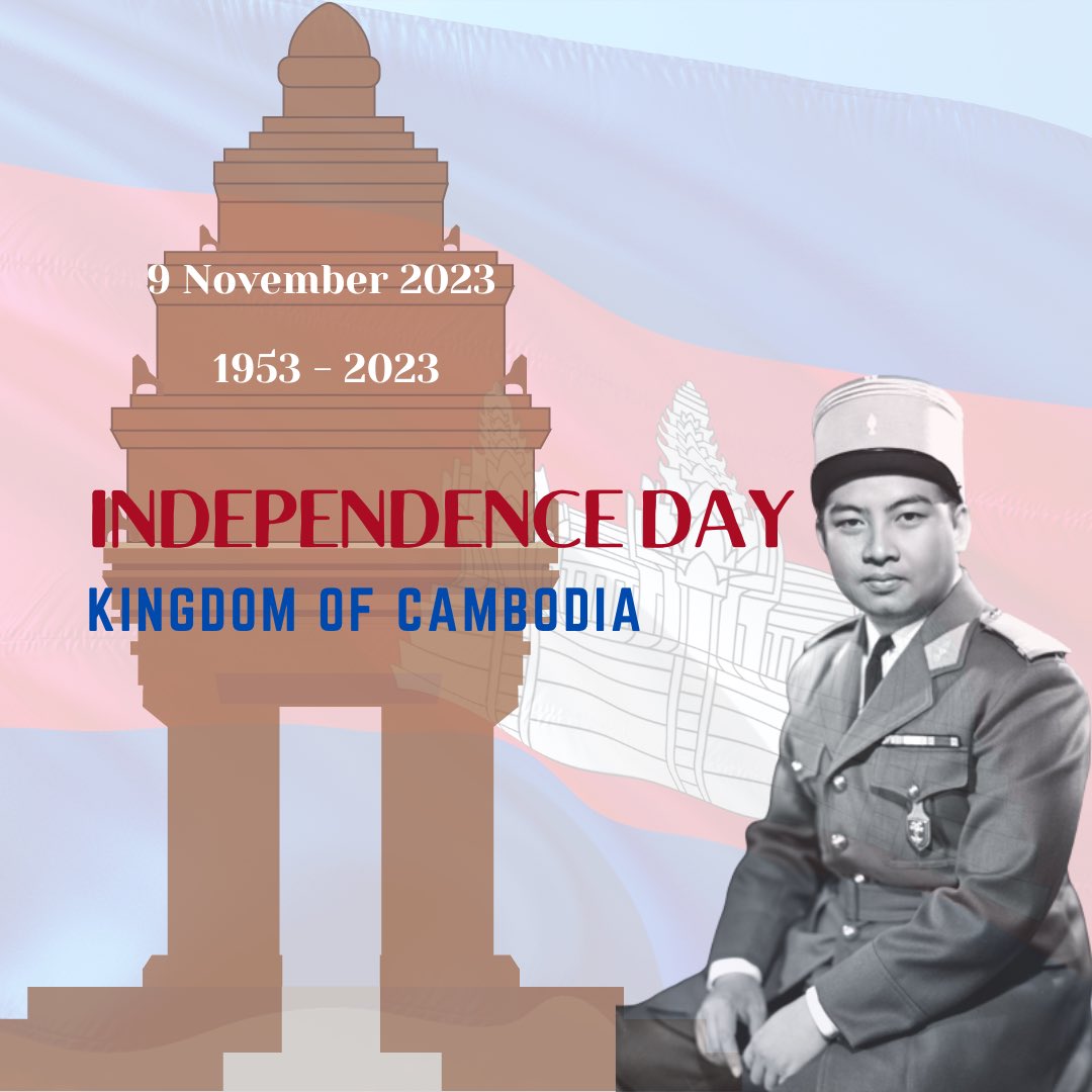 🇰🇭🇰🇭 Happy Independence Day to all my fellow Cambodians and foreign friends! 🙏🙏