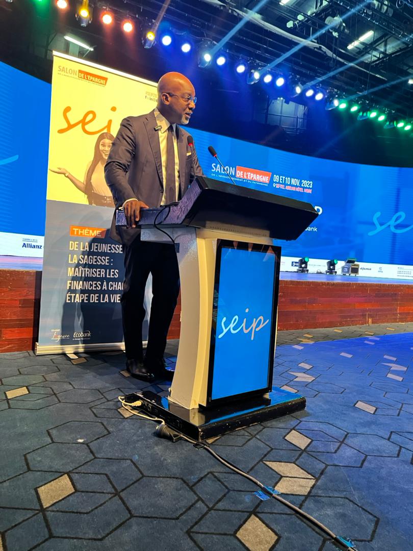 <a href="/phaithnard/">Paul-Harry Aithnard</a> , Directeur général Ecobank Côte d'Ivoire - Directeur régional exécutif UEMOA Ecobank
: " L'épargne n'est pas seulement un concept financier, mais un acte de responsabilité envers soi-même et envers la nation."
#SEIP2023
#Delajeunesseàlasagesse