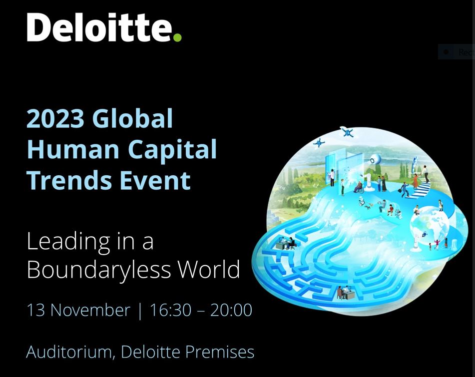 Deloitte: Διοργανώνει το 2023 Global Human Capital Trends Event με θέμα «Leading in a Boundaryless World» dlvr.it/Sybh1k