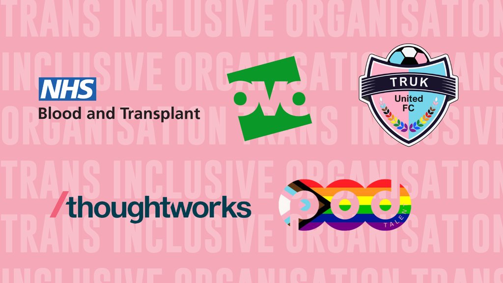 MEET THE FINALISTS - Trans Inclusive Organisation TRUK United FC OVO Thoughtworks Pod Talent NHS Blood and Transplant Good luck to all the finalists! #TransintheCityAwards #TransintheCity