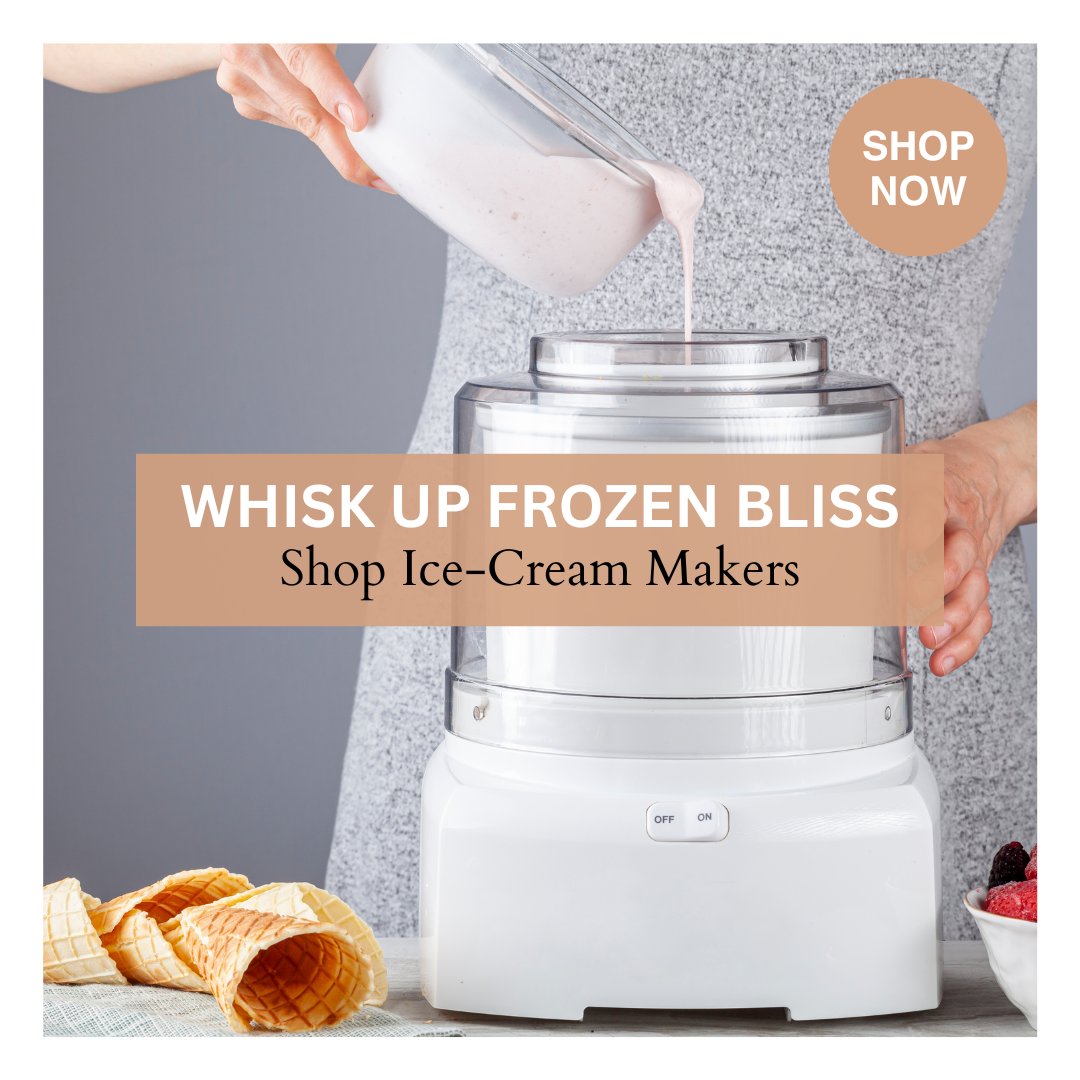 lootcoza's tweet photo. 👨🍳👩🍳 Create your own frozen bliss with our range of ice-cream makers and whisk up delightful, homemade ice cream that's perfectly sweet 🍨🍦 https://t.co/UJhrO6EJSQ #ShopOnline #IceCreamMakers #PerfectForSummer https://t.co/HQs4fUpc98