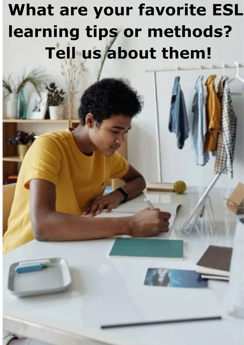 lclegalncontent's tweet image. Tell us about your favorite ESL tips and methods!

#ESLsecondlanguage
#instructionalresourcesexamples
#instructionalmediaexamples
#Sampleinstructionalmaterials
#examplesofteachingandlearningmaterials
#effectiveuseofinstructionalmaterials
#ESLTechniques
#ESLTips
#EffectiveESLTips