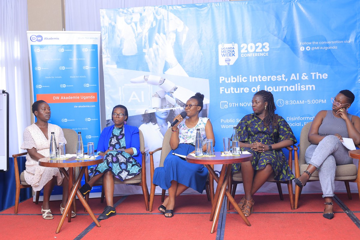 As women we still struggle with digital literacy, we need to create continuous training to skill women on using the changing technologies in order to thrive in this online space - @BrendaNamata1 
@MFAUganda
#UgandaMediaWeek2023
#MediaMattersUG