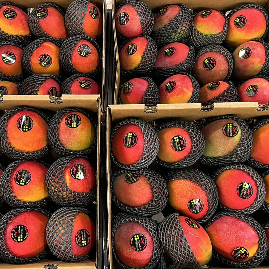 We've got some fantastic air freight mangoes in from Peru 🇵🇪 

#Rushtons #thechefsgreengrocer #wholesale #catering #hospitality #restaurant #chef #londonsupplier #seasonalproduce #NCGM #seasonal #Autumnal #peru #mango #airfreightmango