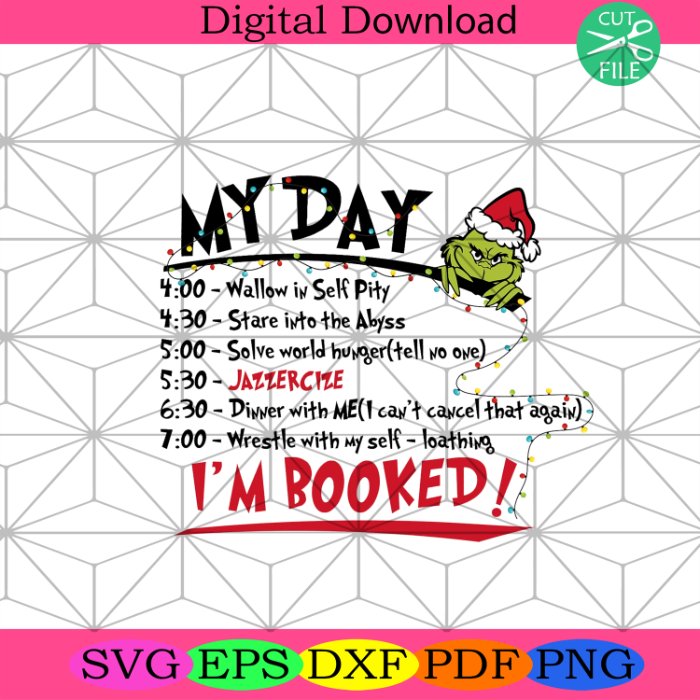 SikySvg's tweet photo. My Day Im Booked The Grinch Christmas Schedule Png
🛍: https://t.co/RLsLZsJvIy
#grinch #christmasgrinch #grinchmas #christmas2023 https://t.co/Hv7n3Svv4J