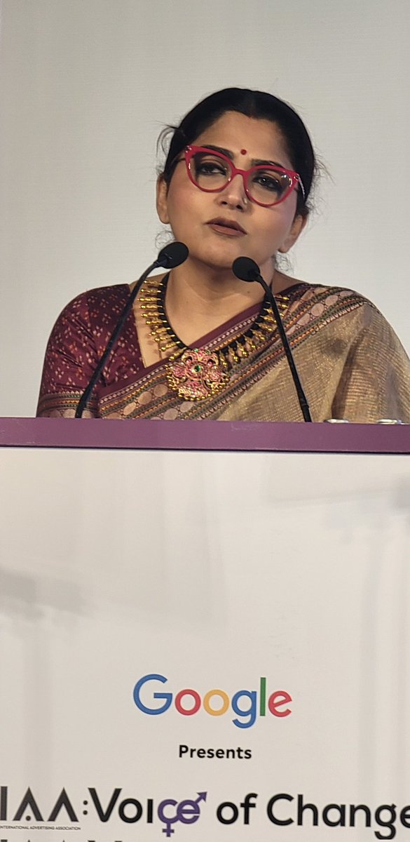 Hello from mumbai. Was here as a keynote speaker to address an august gathering for #InternationalAdvertisementAssociation summit on gender bias, equality, be the #VoiceOfChange and #WomenEmpowerment in ads and cinema.
It was wonderful to hear many others speak and learn so much.