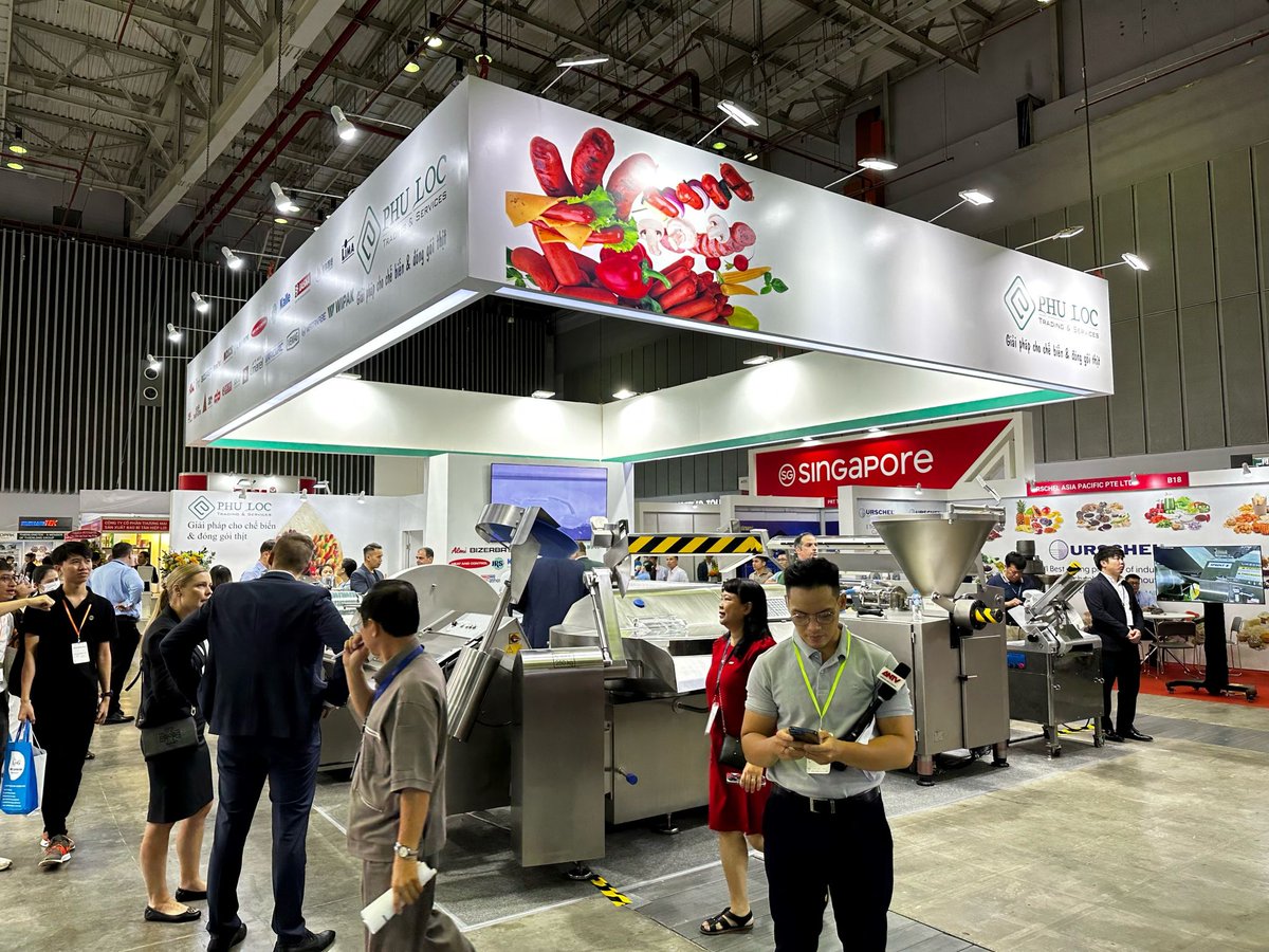 MetalquimiaNews's tweet image. From November 8th to 10th, you can find #Metalquimia at #ProPackVietnam, together with our exclusive Agent PHU LOC TRADING &amp;amp; SERVICES. We will be happy to greet you at SECC Events - Saigon Exhibition and Convention Center, Hall A1, PHU LOC booth Nr. 17
#meatprocessing #altmeat