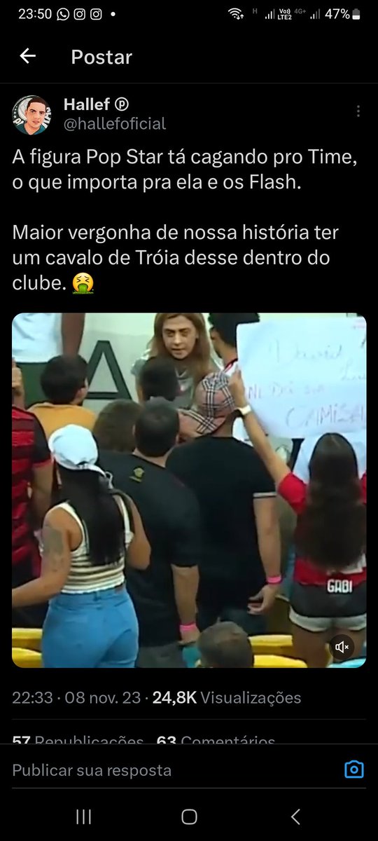 AracatubaTup's tweet photo. A FIGURA POP STAR TA CAGANDO PRO TIME O QUE IMPORTA PRA ELA É OS FLASH!

MAIOR VERGONHA DA NOSSA HISTÓRIA TER UM CAVALO DE TRÓIA DESSE DENTRO DO CLUBE🤮🤮

CÂNCER É SÓ A NOSSA TORCIDA.A DOS OUTROS É SELFIE AMOR E CARINHO!

SOME DO PALMEIRAS BRUXA DO 71 NOJENTA LOIRA DO BANHEIRO. https://t.co/j3e2GSMGLw