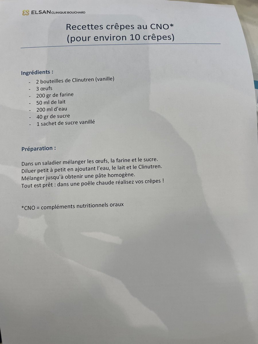 StanBataille's tweet photo. Madeleines et crêpes à base de Compléments Nutritionnels Oraux par notre IDE de dialyse Mylène 😋@stopdenutrition @elsan #mangerbouger Des recettes dont on peut abuser si on est dénutri ou à risque de dénutrition! https://t.co/ZFXPdtbRpK