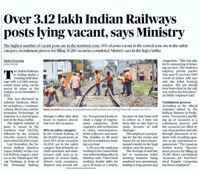 dipankar1207's tweet photo. #Railway_New_Vecancy 
@PMOIndia 
@RailMinIndia 
@AshwiniVaishnaw 
@narendramodi https://t.co/ukR2Pc8hod