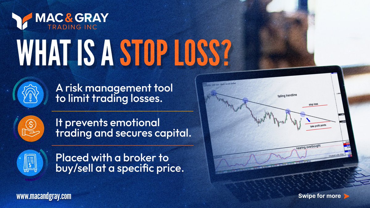 MacandGrayfx's tweet photo. Stop loss is not an option, it's a necessity📉
Save your hard earned capital from unpredicted market movements💸
Trade Safely, Trade Responsibly✅
And follow Macandgray
#macandgray #trading #platform #forex #trading #propfirm #proptrading #educationalpost https://t.co/1IEdDsrDx4