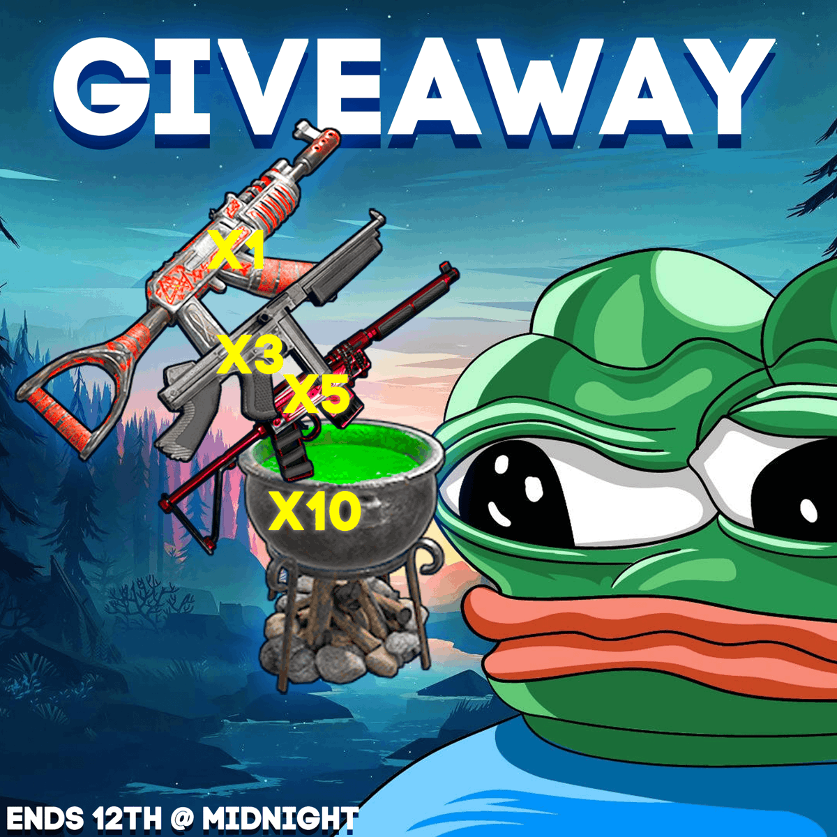 🎁GIVEAWAY TIME!!🎁

This weekend I'll be giving away Rust skins to a total of 19 winners.  

Multiple ways to entry and will be doing a subathon along with it with giveaways there as well.

✅Please RETWEET so people can get FREE skins!
gleam.io/hv4Uc/vertyzn-…