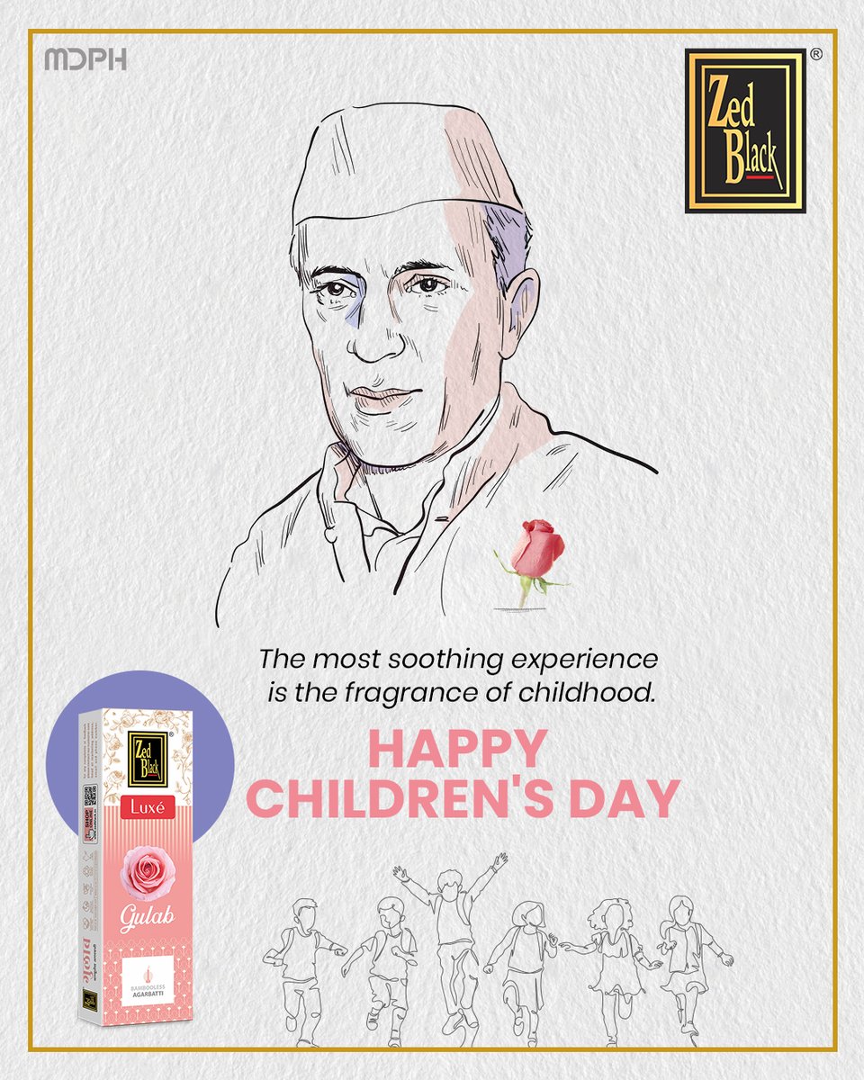 zedblackin's tweet photo. Let's make this world an ideal place for children, a happy playground where all their dreams may come true.

#HappyChildrensDay #ChildrensDay2023 #ChachaNehru
#Zedblack #MDPH #IncenseSticks #MSDhoni #PrarthnaHogiSweekar #Manthan #ManthanZarooriHai #HrithikRoshan https://t.co/BDisQPbDSp