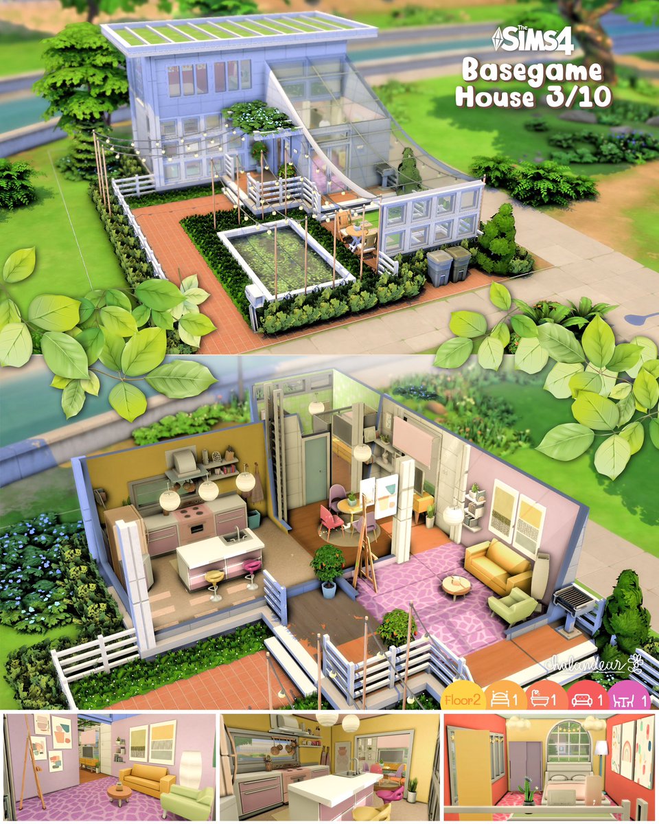 Chalandear's tweet photo. 🏡Basegame House 3/10 (nocc)
📦Lots 20x15
🛏️1 🚽1
🌁Willow Creek
🌻EA ID : Chalandear
😎No DLC
#Thesims #Thesims4 #เดอะซิมส์4 #ShowUsYourBuilds #BaseGameHouse #Chalanbuildhouse2023 https://t.co/A85xgbhjWw