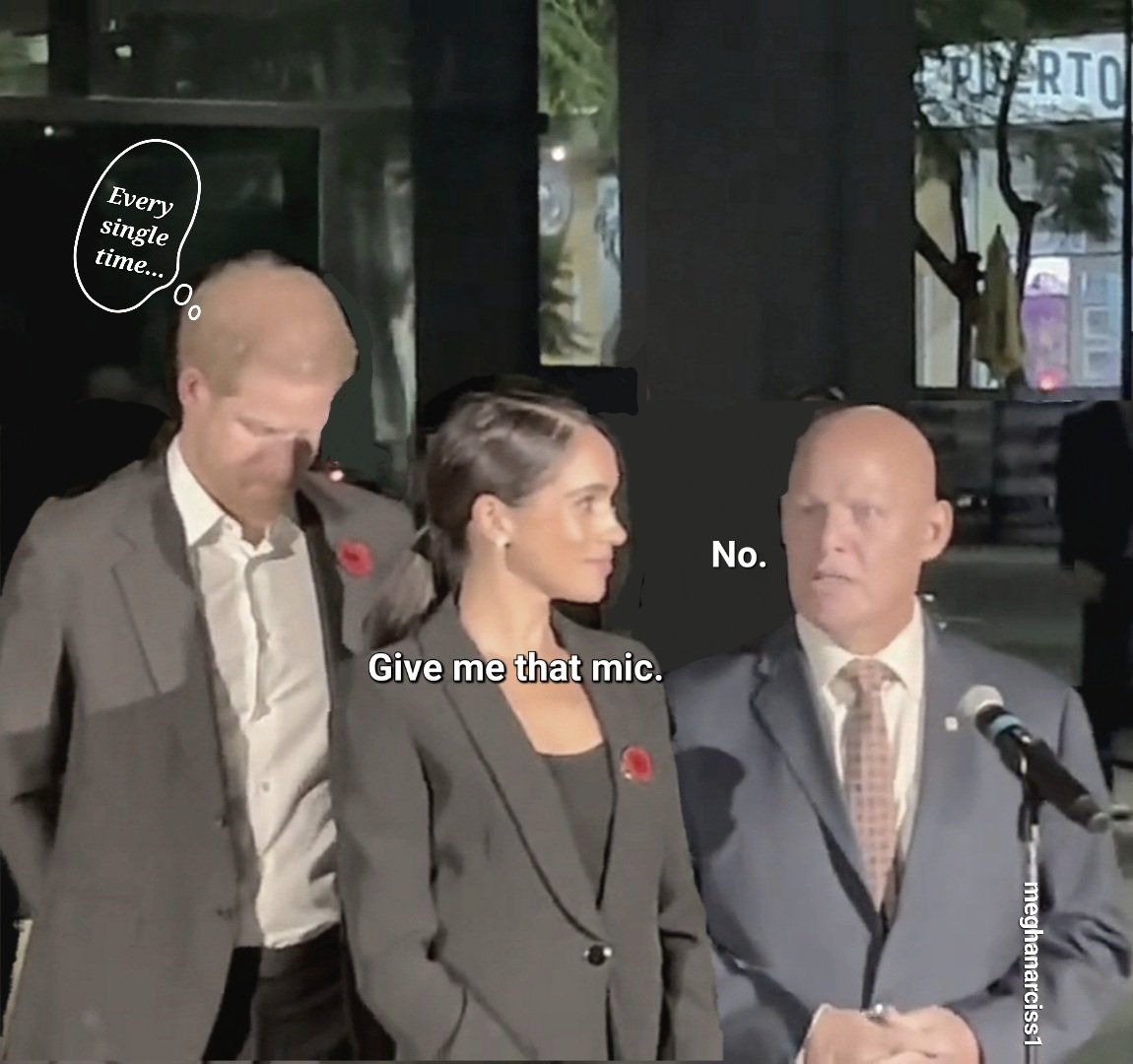 Meghanarciss1's tweet photo. #MeghanMarkle #MicSnatcher #HideYoMics https://t.co/V18AIW430a