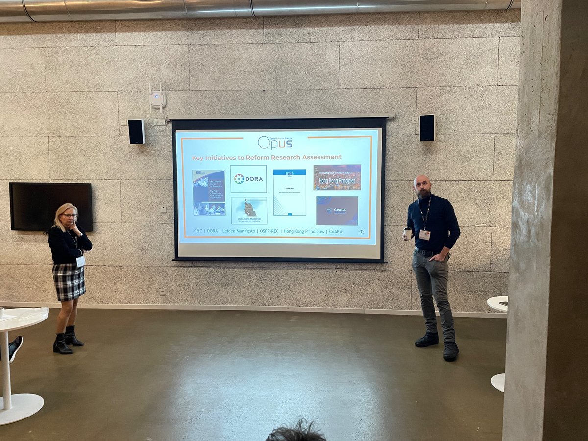 Attending the #KRECon conference today on “The Future of Research(er) Assessment”. 

<a href="/gtoneill/">Gareth O'Neill</a> and Emma Day giving an overview of recent developments &amp; the <a href="/OpusEu/">OPUS.eu - Open and Universal Science Project</a> project 

Full programme:
krecon.cz/event/6/timeta…