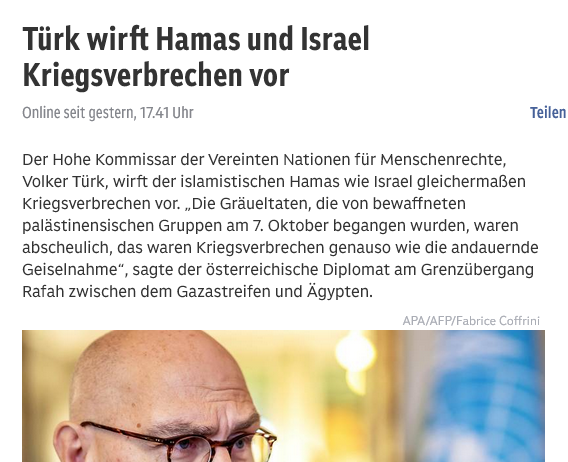 DavidWalch's tweet photo. Trauriges Novum in knapp 20 Jahren Pressearbeit: 

Der Chefredakteur (!) einer 🇦🇹 Tageszeitung persönlich verhindert einen bereits fix zugesagten Attac-Leserbrief.

Grund: Der Hinweis auf UN-Experten, auch Israel begehe Kriegsverbrechen, sei "nicht nachvollziehbar".  

Nun...
1/3 https://t.co/bmHlMeu7ai