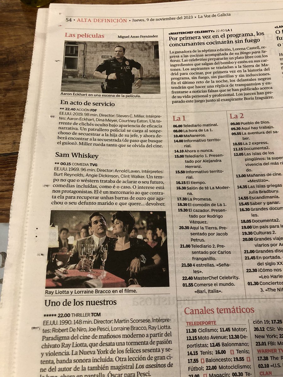 Goodfellas in Spanish: ‘One of our own.’