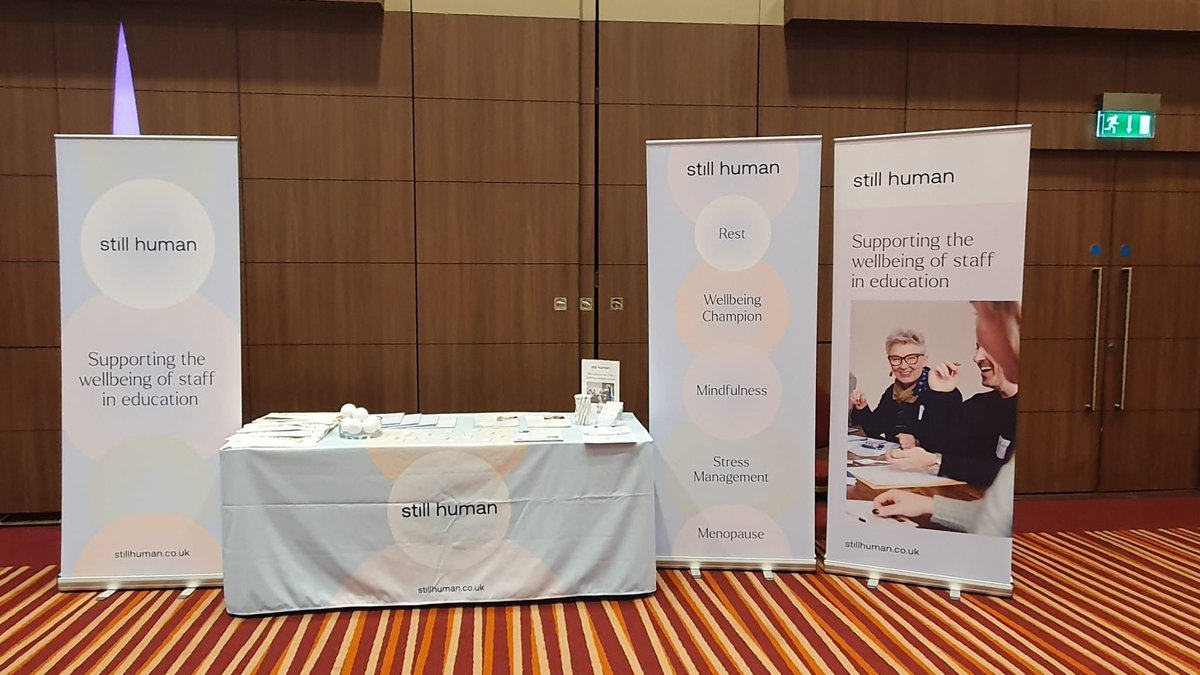 OptimusEd's tweet photo. Our exhibitors are set up and ready for the Mental Health and Wellbeing in Schools conference.  

Make sure you drop by their stands and say hello.

@ThriveApproach @CrownHousePub @EdSupportUK
@CSGHRConnect @StillHuman_Ed @youhqforschools
@YouHueApp https://t.co/WSxR3Tmke2
