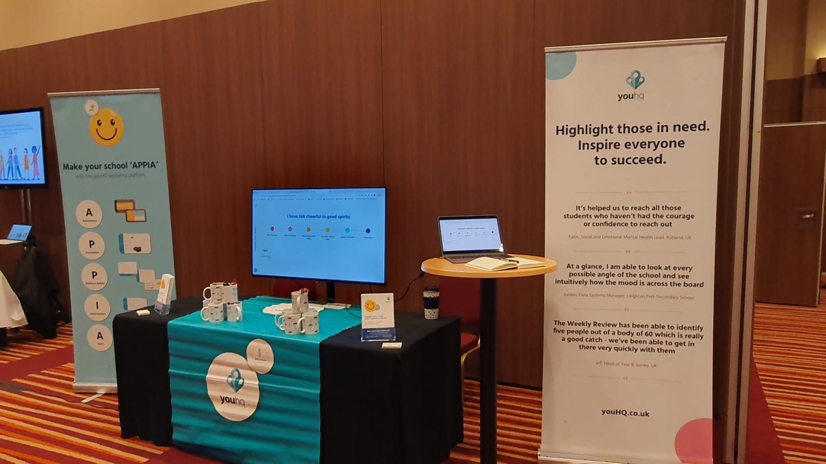 OptimusEd's tweet photo. Our exhibitors are set up and ready for the Mental Health and Wellbeing in Schools conference.  

Make sure you drop by their stands and say hello.

@ThriveApproach @CrownHousePub @EdSupportUK
@CSGHRConnect @StillHuman_Ed @youhqforschools
@YouHueApp https://t.co/WSxR3Tmke2