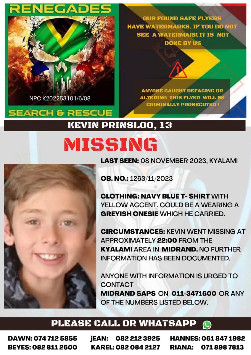 LindiweMatlali's tweet photo. The Midrand South African Police Service is urgently seeking any information regarding a missing young man from our community. If you have any details that could assist, please get in touch with the Midrand SAPS immediately. https://t.co/ycBaqZb2tg