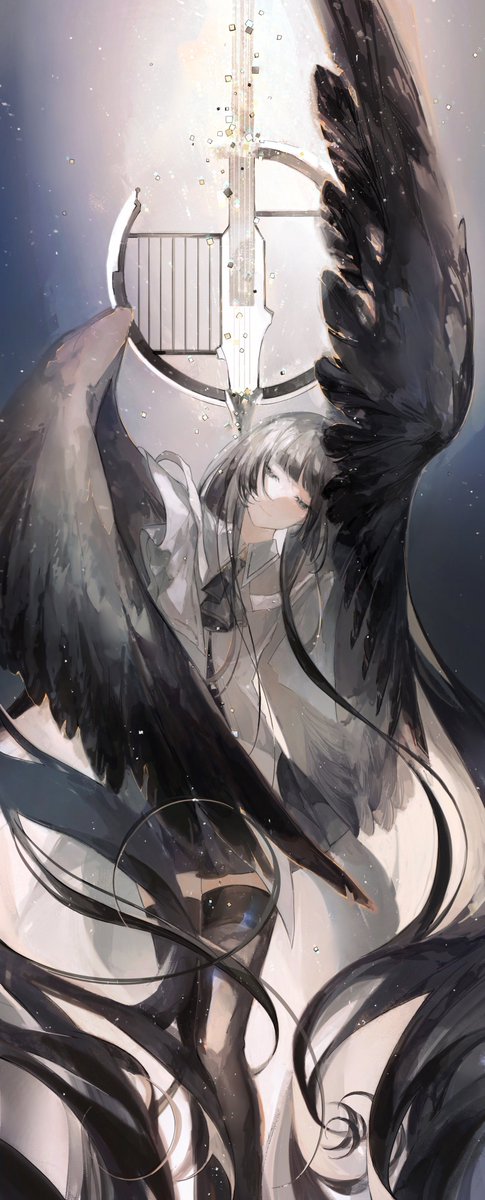 peyeye1's tweet photo. #アークナイツ  #Arknights #明日方舟 
#塑心 
black bird. https://t.co/KJYDqQjJCu