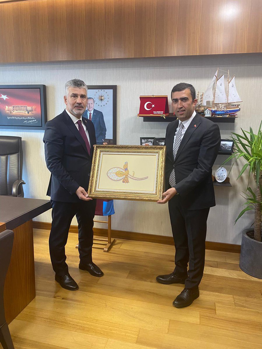📍TBMM Trabzon önceki dönem İl Milli Eğitim Müdürümüz Sayın Hüseyin Burak Fettahoğlu‘na ziyareti için teşekkür ederim .