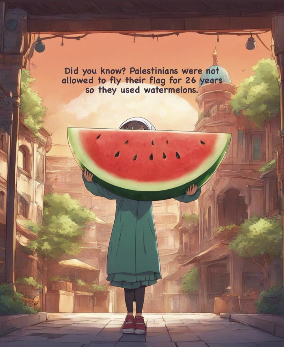 du90_du's tweet photo. Watermelon as it has same colors as Palestinian flag 🇵🇸🇵🇸#Gaza_Genocide #FreePalestineFromZionist #FreePalestineFromZionistOccupation #GazaCeasefire https://t.co/3emwOLVso9