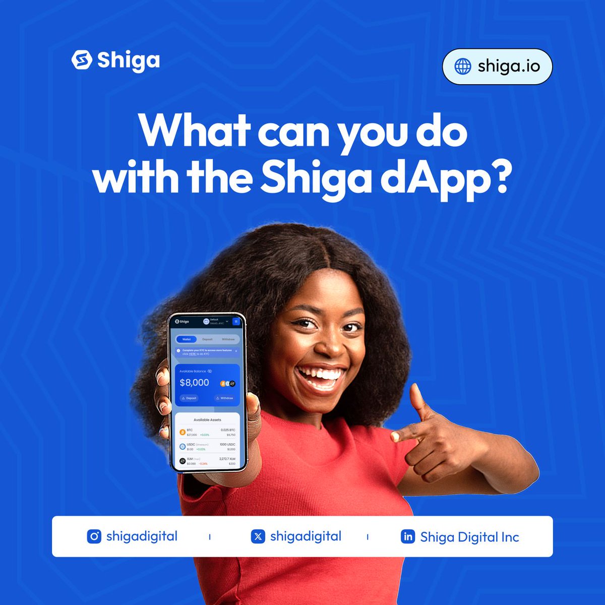 ShigaDigital's tweet photo. Providing easy access to global financial solutions one African at a time.

🕒 Join the waitlist: https://t.co/0FKax1cDHN

#shigadapp #financialsolutions https://t.co/nysdFNql37