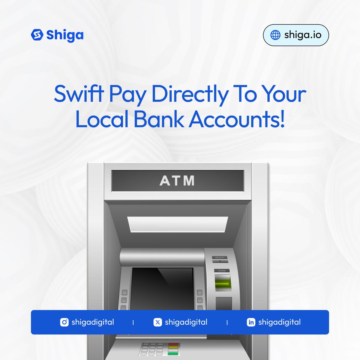 ShigaDigital's tweet photo. Providing easy access to global financial solutions one African at a time.

🕒 Join the waitlist: https://t.co/0FKax1cDHN

#shigadapp #financialsolutions https://t.co/nysdFNql37