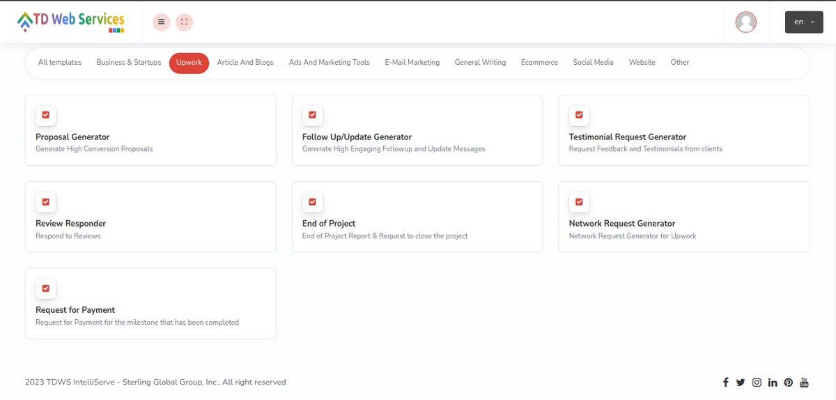 Megannewman99's tweet image. Optimize your Upwork profile with TDWS AI&apos;s Profile Improver. Showcase  your skills, highlight your best work, and attract more clients. Your  profile, perfected. #UpworkProfile #StandOut