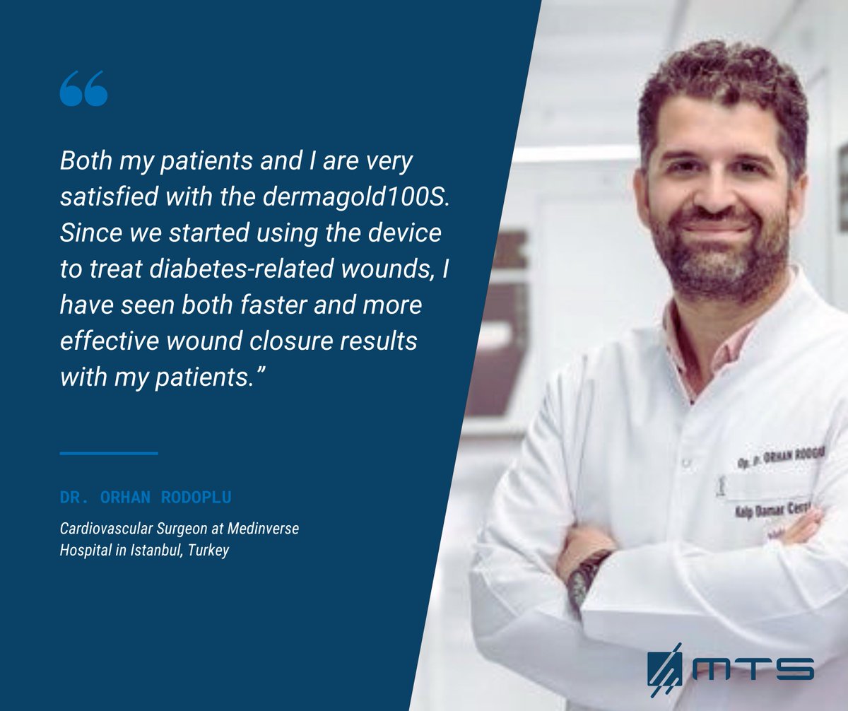 MTSSparkWave's tweet photo. „Today, I am getting results 𝗳𝗮𝗿 𝗯𝗲𝘆𝗼𝗻𝗱 what I had originally expected“ 🎯
This is how Dr. Orhan Rodoplu recently described his experiences with the #dermagold100 ®. He is a specialist in cardiology. https://t.co/SC8ZckuJko https://t.co/LYWcxmlsPL