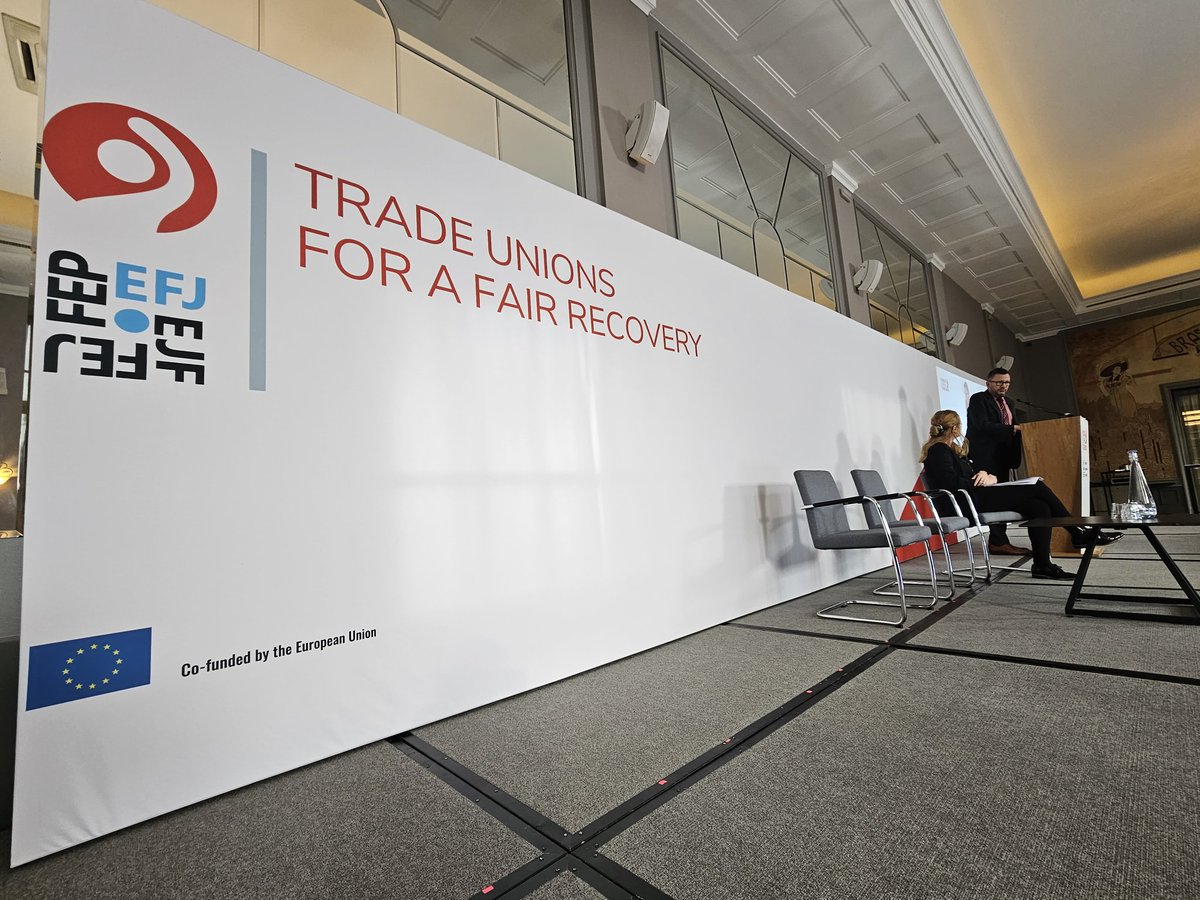 etuc_ces's tweet photo. Trade unions are stronger than ever! The final conference of trade unions for a fair recovery is underway. We are using digital tools to communicate, organise, and fight disinformation. #FairRecovery https://t.co/xAiW06nU79