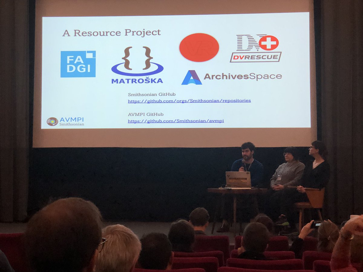 Great to see projects the AVMPI - Audiovisual Media Preservation Initiative - are contributing to for the community to benefit from @SILibraries Smithsonian by Siobhan Hagen, @dwhockstein @brianna_toth_ at #NTTW7