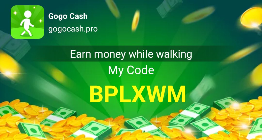 fwb_kc's tweet photo. Earn $100 a day while walking! Install 👉Gogo Cash👈 to get💰💰💰! Input my code to get bonus: 😊BPLXWM😊"
https://t.co/1OvkhECcJD https://t.co/nrKCFfWVkt