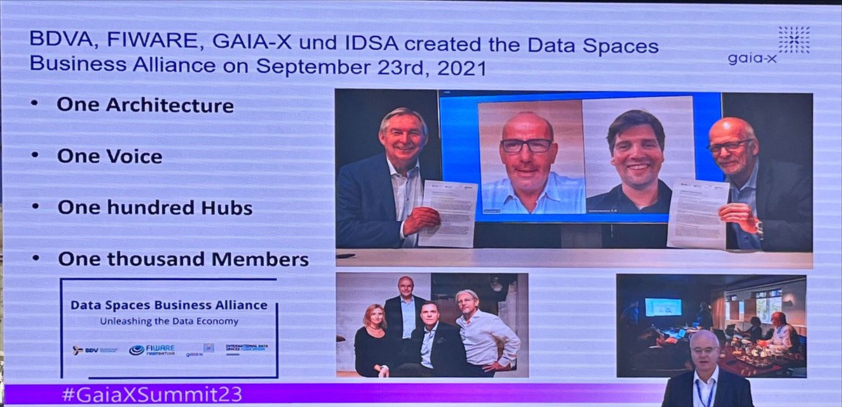archimate's tweet photo. @CATENAX_AutoNet The #DataSpaces Business Alliance #DSBA also works on the #Interoperability solution.
There is a „Technical Convergence“ paper — but the 4 organizations actually have not agreed on a fully coherent architecture yet.
#GaiaXSummit23 https://t.co/A5sWM4QDCR