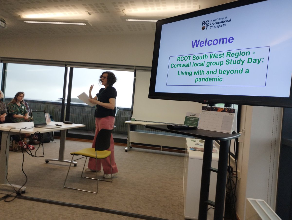 Thanks Mel for warmly welcoming us to our RCOT Cornwall conference #RCOT <a href="/cornwall_ahps/">Cornwall AHPs</a>
