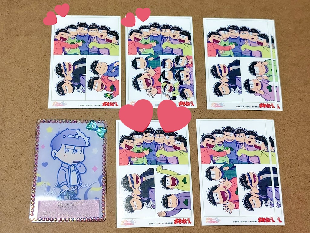 交換·譲渡】 おそ松さん AGF FaNeMa プリーる 譲)画像1〜9 求)色松の