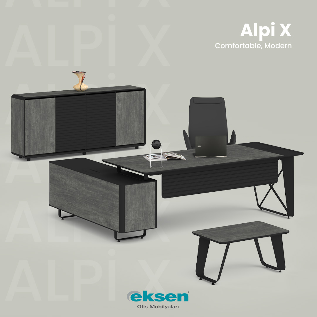 eksen_mobilya's tweet photo. Reach the Summit of Your Business with the Alpi X Series! Experience Elegance and Functionality Together with This Desk Produced in Our Factory. 💼✨

#AlpiX #OfficeFurniture #Leadership #Elegance https://t.co/uvUsoW2DBs