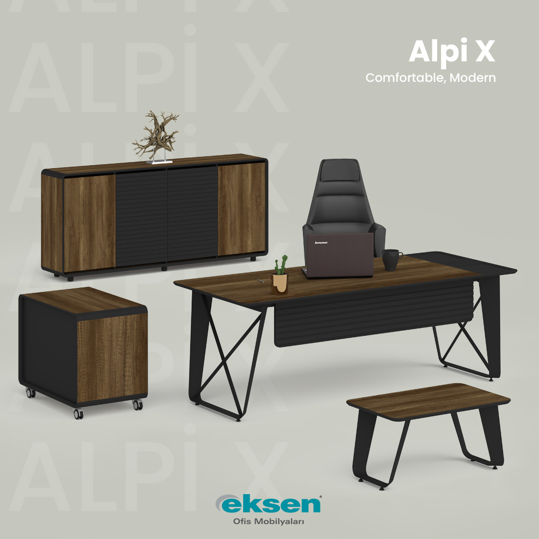eksen_mobilya's tweet photo. Reach the Summit of Your Business with the Alpi X Series! Experience Elegance and Functionality Together with This Desk Produced in Our Factory. 💼✨

#AlpiX #OfficeFurniture #Leadership #Elegance https://t.co/uvUsoW2DBs
