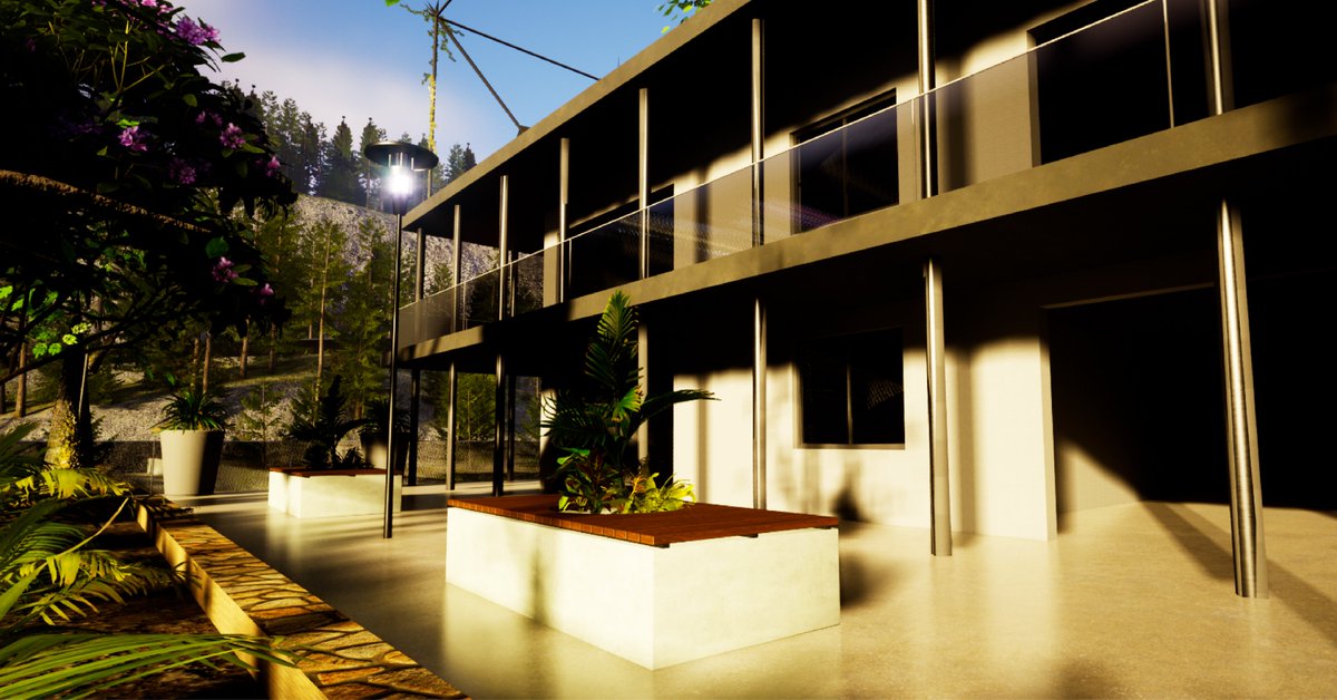 thelootverse's tweet photo. A corporate building in the Garden of Eden, Isle of Talos. We captured this image from Arcadia's virtual reconstruction. #ParallelWorldDiscovery #ExploreArcadia https://t.co/jze7w2eDAX